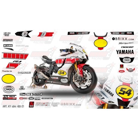 Kit déco réplica Yamaha Moto GP 2019