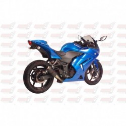 Silencieux MGP Exhaust finition Carbone pour Kawasaki Ninja 250R (2008-2012)