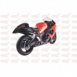 Silencieux HotBodies Racing Dual Megaphone finition chromé pour Suzuki HAYABUSA (2008-2018)
