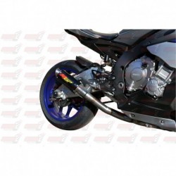 Intermédiaire décata MGP Exhaust pour Yamaha YZF-R1/M (2015-2017) et FZ/MT-10 (2016-2018)