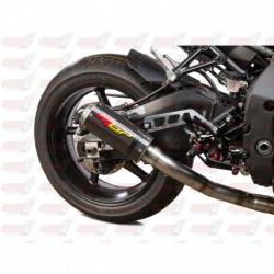 Silencieux MGP Exhaust finition Carbone/Inox pour Yamaha YZF-R1/M (2015-2017) et FZ/MT-10 (2016-2018)