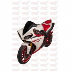 Bulle double courbures HotBodies Racing noire opaque pour Yamaha YZF-R1 (2009-2014)