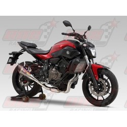 Ligne complète inox Yoshimura R-11 SINGLE EXIT silencieux SM (Metal Magic cover) pour pour Yamaha MT-07 (2014-2017)