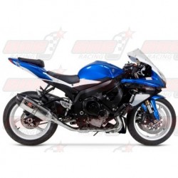 Ligne complète inox racing Yoshimura Race R-77 FS SS-SS-CF silencieux finition Carbone/Inox pour Suzuki GSX-R750/600 (2008-2010)