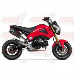 Ligne complète inox racing Yoshimura Race RS-9 FS SS-CF-CF silencieux finition Carbone pour Honda GROM (2014-2015)