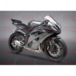 Ligne complète titane racing Yoshimura Race ALPHA T FS TI-TI-CF Works Finish pour Yamaha YZF-R6V (2006-2017)