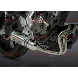 Ligne complète inox racing Yoshimura Race R-77 FS SS-SS-CF silencieux finition Carbone/Inox pour Yamaha FZ-07/MT-07 (2015-2018)