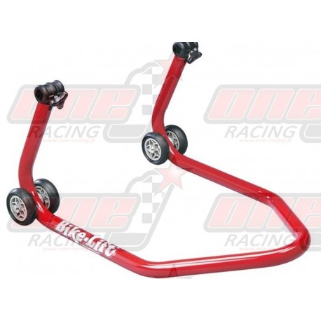 Béquille arrière Bike Lift rouge universelle sans supports
