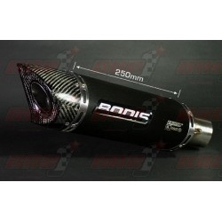 Silencieux Bodis OVAL Q1-S [inox noir] pour Honda CBR600 RR (2013+)