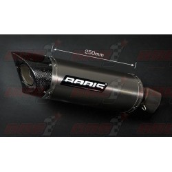 Silencieux Bodis OVAL Q1-S [inox/full titane] pour Honda CBR600 RR (2007-2012)