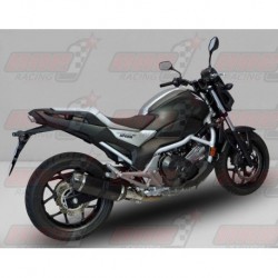 Silencieux Bodis P-TEC IIN [inox noir] pour Honda NC750 (2016+)