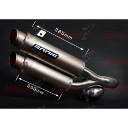 Silencieux Bodis GPX2-UE [inox/full titane] pour Honda CBR1000 RR FireBlade (2014-2016)