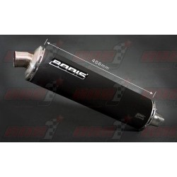 Ligne complète inox noir Bodis avec silencieux OVAL 1OK pour Honda CB1300 (2003-2007)