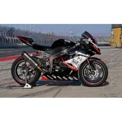Ligne complète Bodis THREE-TEC-C [inox/titane] pour Kawasaki NINJA ZX-6R (2009-2012)