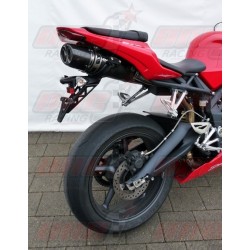 Silencieux Bodis OVAL Q1 [inox noir] pour Triumph Daytona 675 (2006-2012)