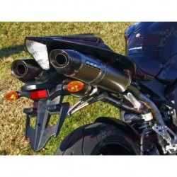 Silencieux Bodis OVAL Q2C [titane] pour Yamaha YZF R1 (2007-2008)