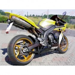 Silencieux Bodis OVAL Q2C [titane] pour Yamaha YZF R1 (2004-2006)