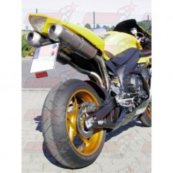 Silencieux Bodis OVAL Q2C [inox/titane] pour Yamaha YZF R1 (2004-2006)