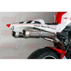 Ligne complète Bodis OVAL Q2 [inox/titane] pour Yamaha YZF R1 (2004-2006)