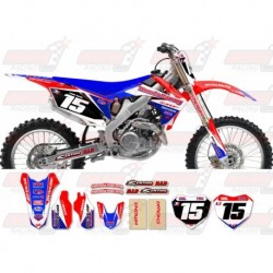 Kit décoration Honda Race Team Graphic Kit - Team Issue Red / Blue