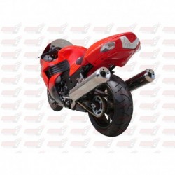 Passage de roue Hotbodies couleur Candy Persimmon Red (20) pour Kawasaki ZX-14 (2008-2010)