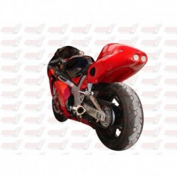 Passage de roue Hotbodies couleur Black (8) avec feu stop et clignotants leds pour Suzuki Hayabusa (1999-2007)